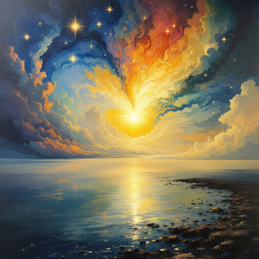 Prompt: Wisdom is The Guiding Light of Love

Artistic impression.
