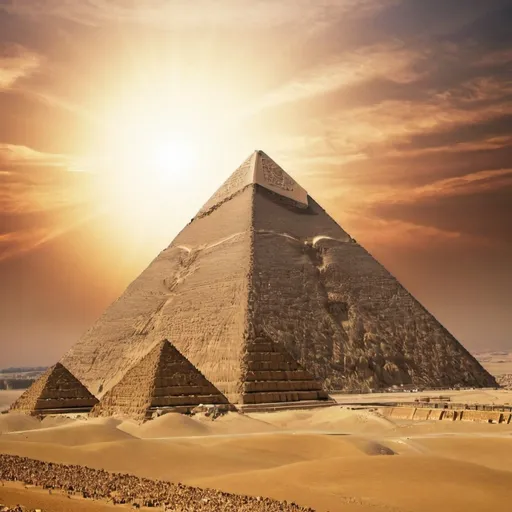 Prompt: Purpose of the great pyramids.  Sacred geometry.