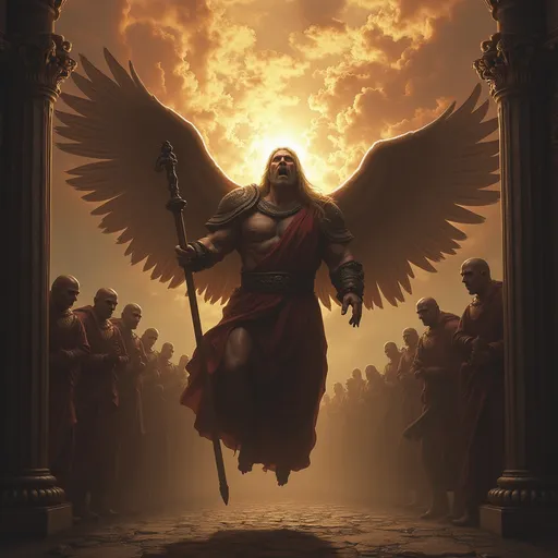 Prompt: The end of the antichrist 

