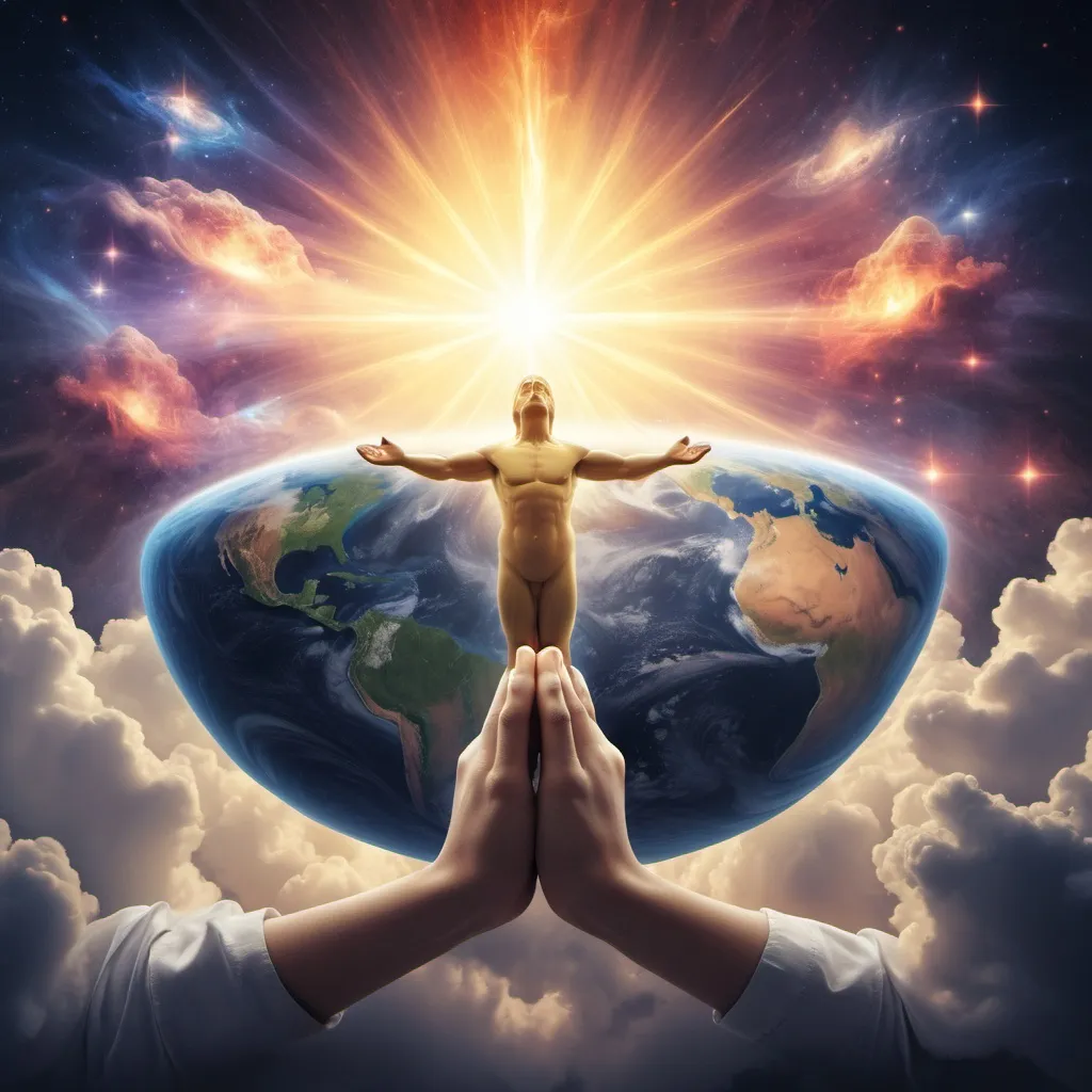 Prompt: The One God, the Creator of all that is, unites all existence in His will