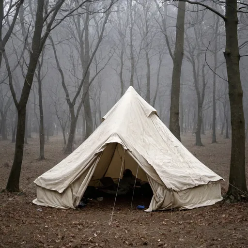 Prompt: Raise a tent of shelter now, though every thread is torn