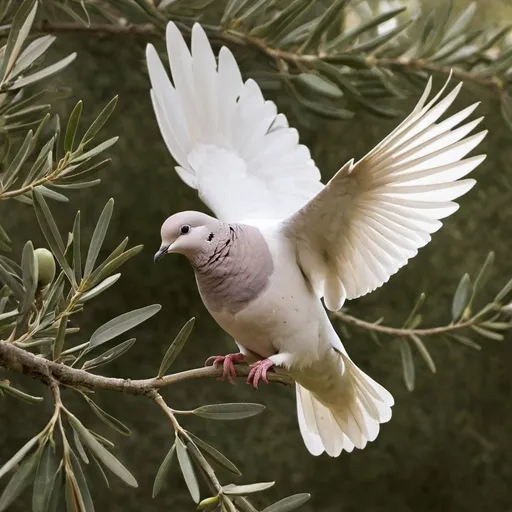 Prompt: Lift me like an olive branch and be my homeward dove