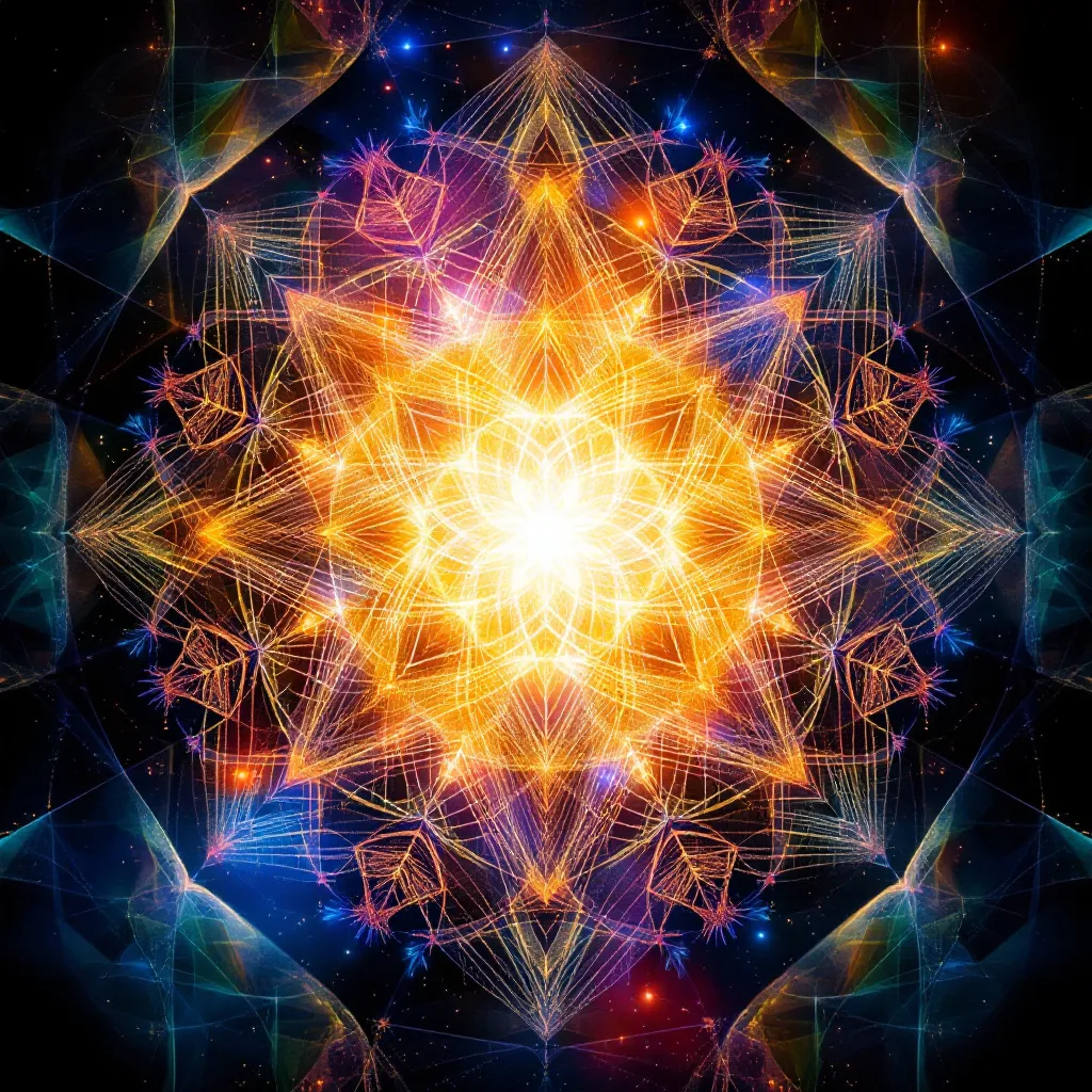 Prompt: 

God’s transformative love

Sacred geometry 