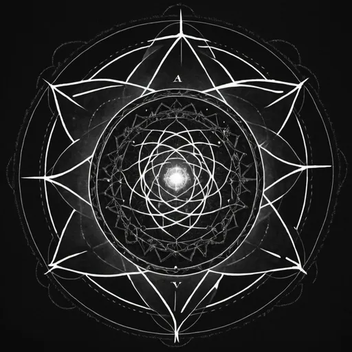 Prompt: I am the Alpha and the Omega, the Beginning and the End, the First and the Last.

Sacred geometry 
