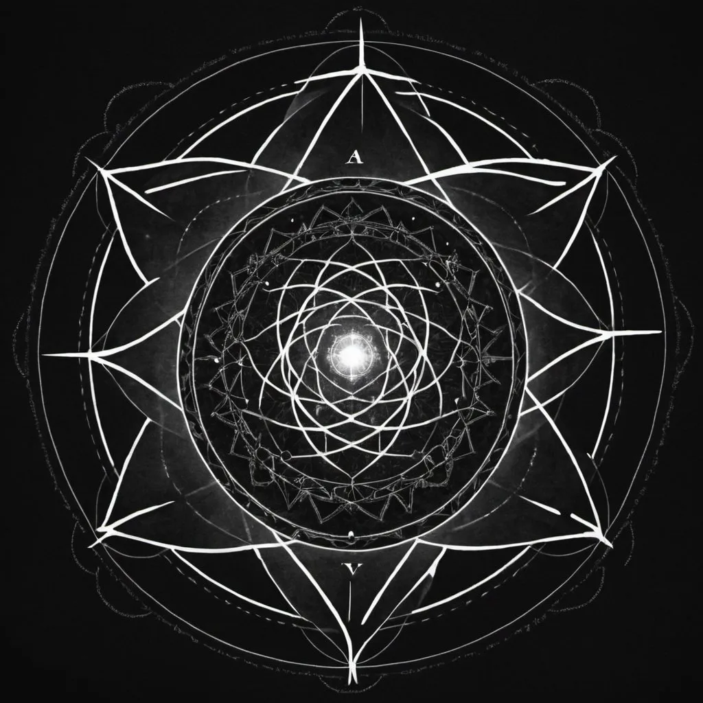 Prompt: I am the Alpha and the Omega, the Beginning and the End, the First and the Last.

Sacred geometry 