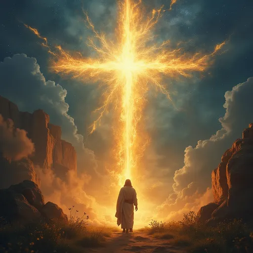 Prompt: I serve the God of glory,
Who spoke and stars took flight,
Declared His name to Moses,
A flame in desert night.
Not bound by man’s tradition,
Nor carved by hands of clay—
His Word, alive and burning,
Still speaks to me today.
His mercy—onbeskryflik,
Too vast for tongue to frame,
Yet near enough to whisper
The power of His name.
He gave me breath and reason,
He placed the choice in me;
To walk the path of worship,
And serve Him joyfully.
All earth and I am groaning,
For heaven’s song begun—
Let justice roll like rivers,
Let all things find the Son.
I choose His will, His wonder,
My soul in Him is free—
The risen Christ, my anchor,
Who reigns eternally.


(Note; 24 images following the words of the poem above forming one cohesive whole)