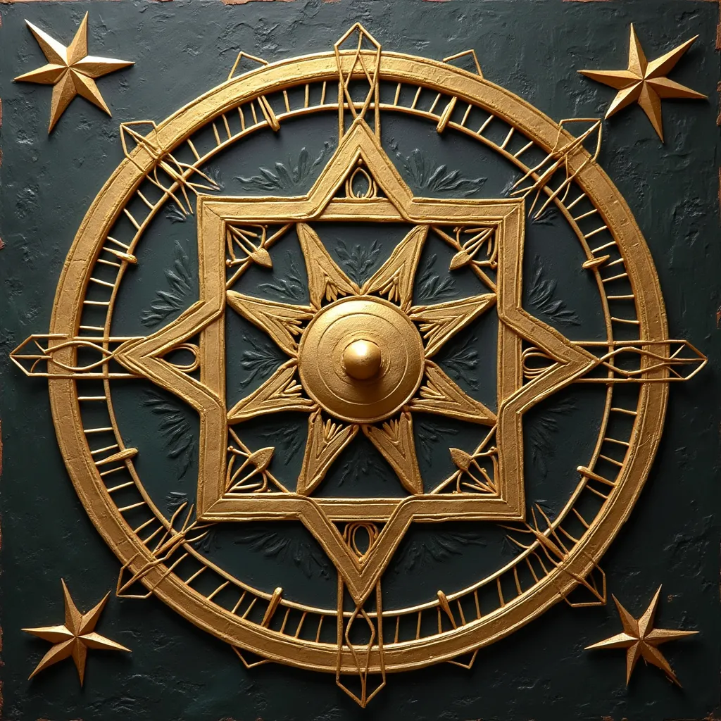 Prompt: Shape of music in sacred geometry