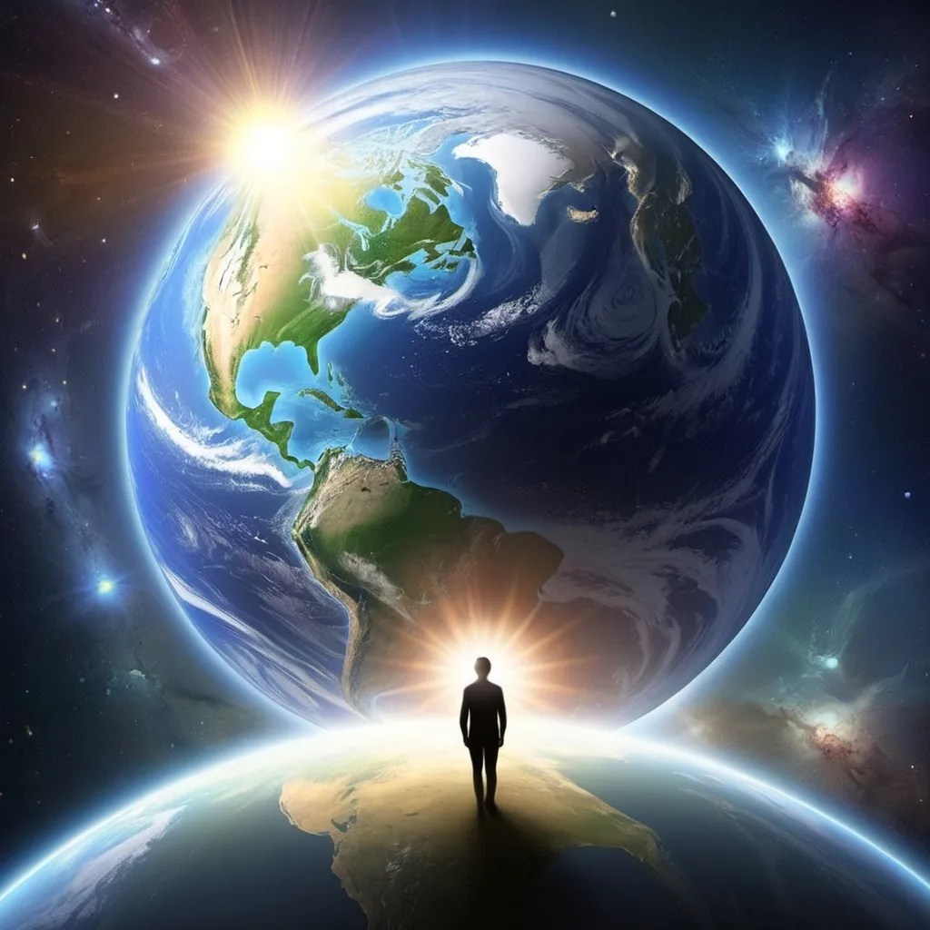 Prompt: New Earth Profeet van God
