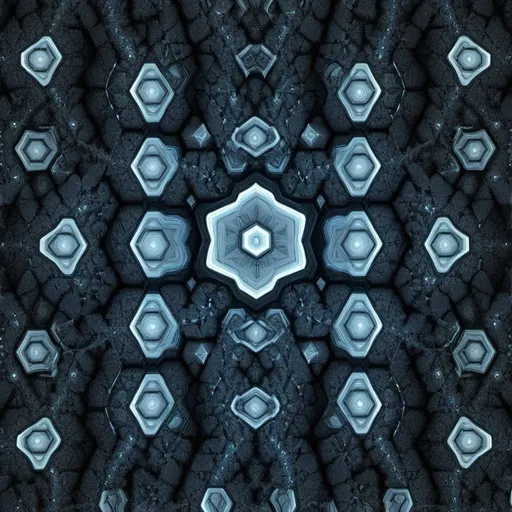 Prompt: Hexagon fractal pattern 