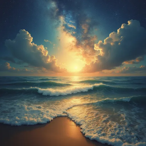 Prompt: I serve the God of glory,
Who spoke and stars took flight,
Declared His name to Moses,
A flame in desert night.
Not bound by man’s tradition,
Nor carved by hands of clay—
His Word, alive and burning,
Still speaks to me today.
His mercy—onbeskryflik,
Too vast for tongue to frame,
Yet near enough to whisper
The power of His name.
He gave me breath and reason,
He placed the choice in me;
To walk the path of worship,
And serve Him joyfully.
All earth and I am groaning,
For heaven’s song begun—
Let justice roll like rivers,
Let all things find the Son.
I choose His will, His wonder,
My soul in Him is free—
The risen Christ, my anchor,
Who reigns eternally.


(Note; 24 images following the words of the poem above forming one cohesive whole)