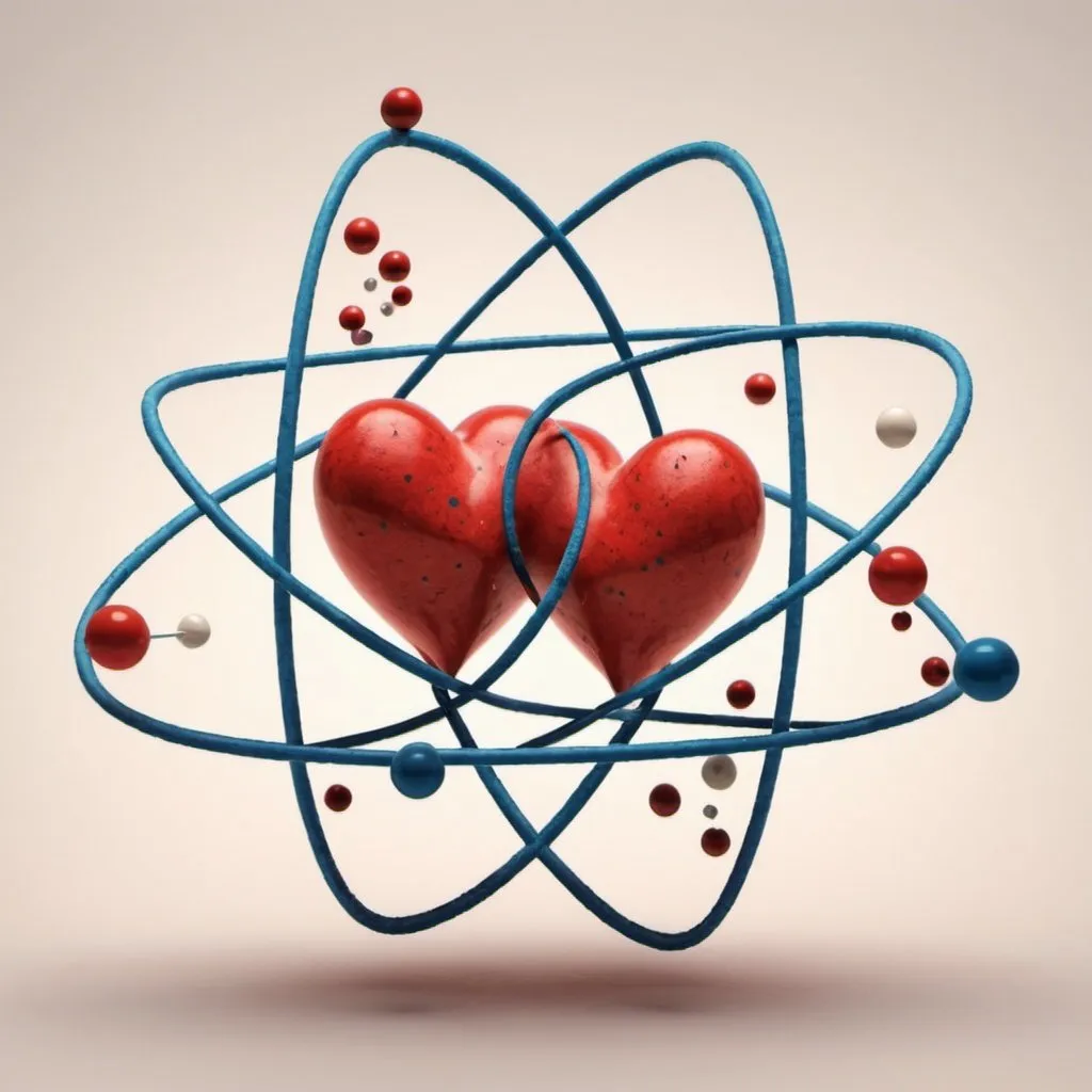 Prompt: Splitting atoms understanding love