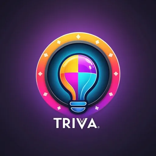 Prompt: Trivia Game logo
