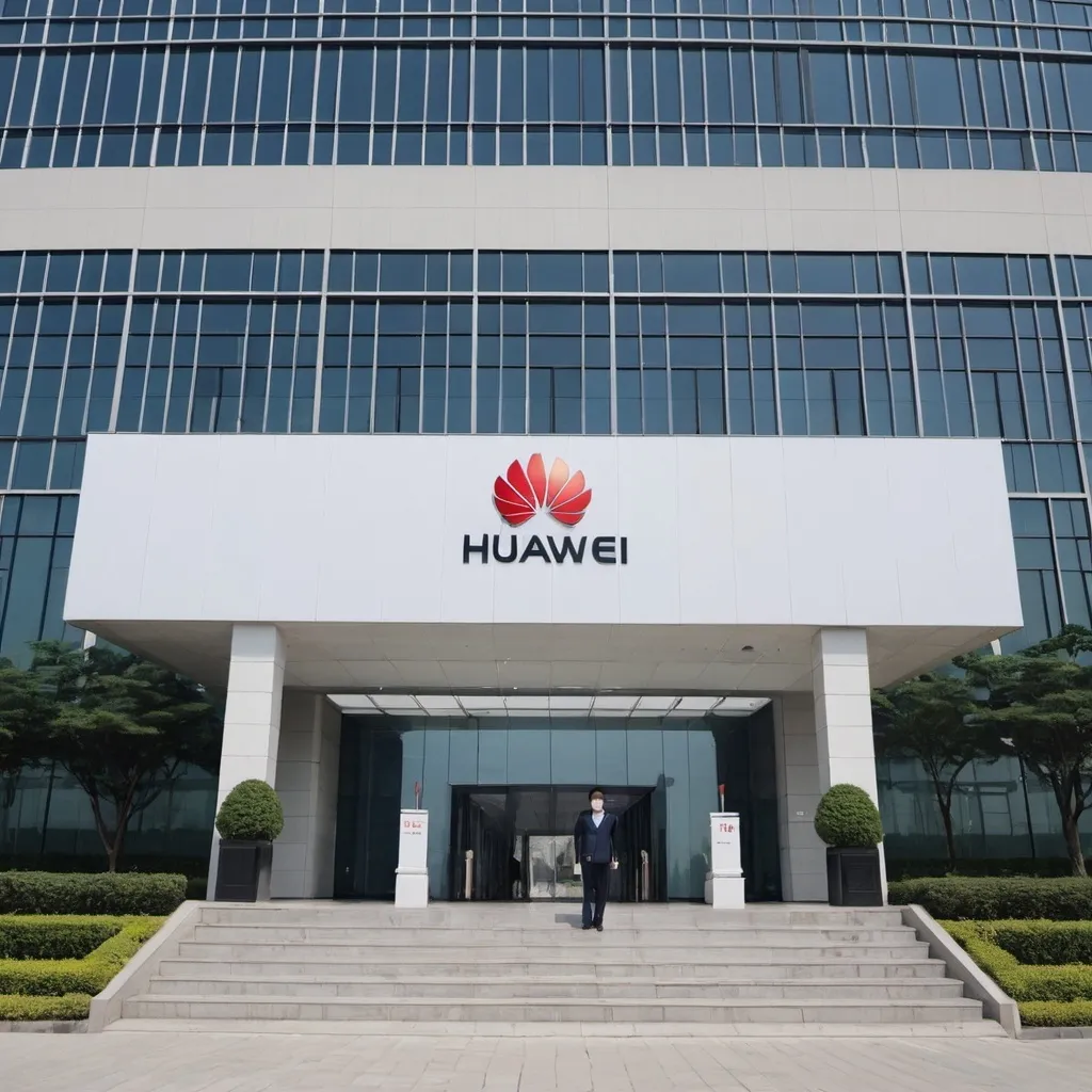 Prompt: The Huawei Chip R&D Center in Shanghai has been completed for $1.4 billion