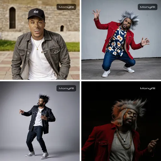 Prompt: Hip hop dance and music video
