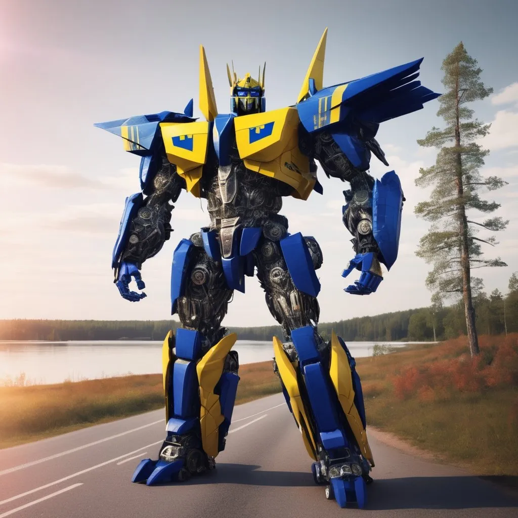 Prompt: Sweden as a transformer 
