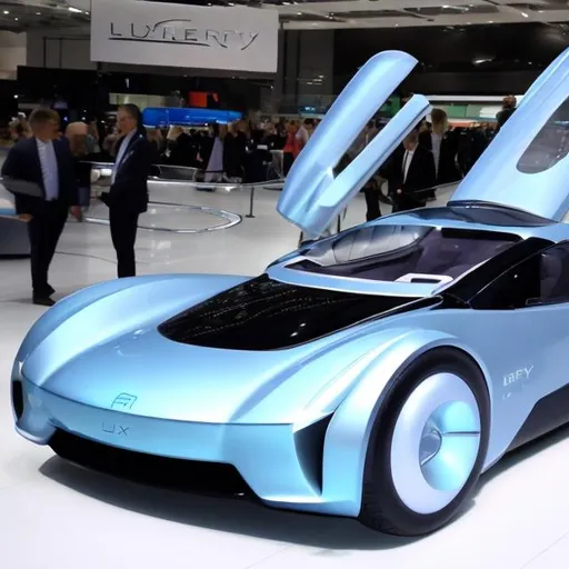 Prompt: Luxary electric concept car