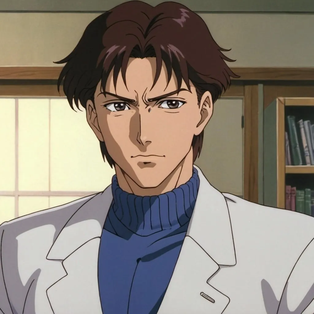 Prompt: 1990s anime screencap, man, masculine, handsome, anime scene