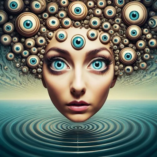Prompt: Surrealism
Floating
Unreal
Hypnotize 
Eyes