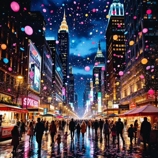 Prompt: Party City Lights
