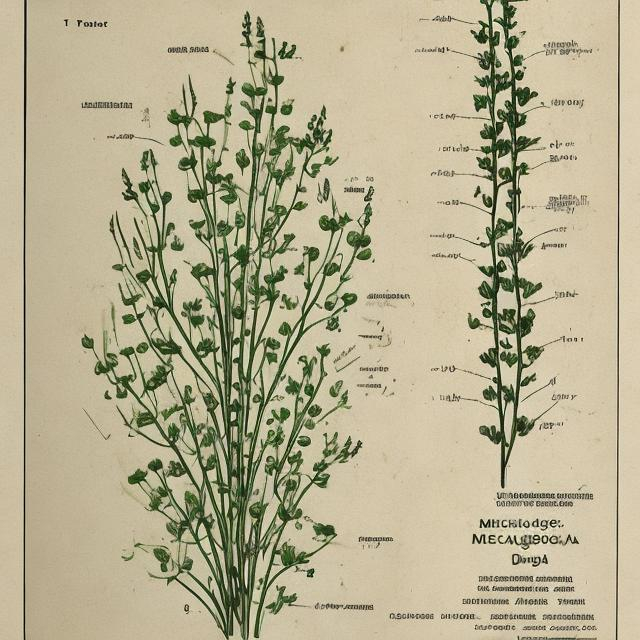 Prompt: medicago truncatula schematic
