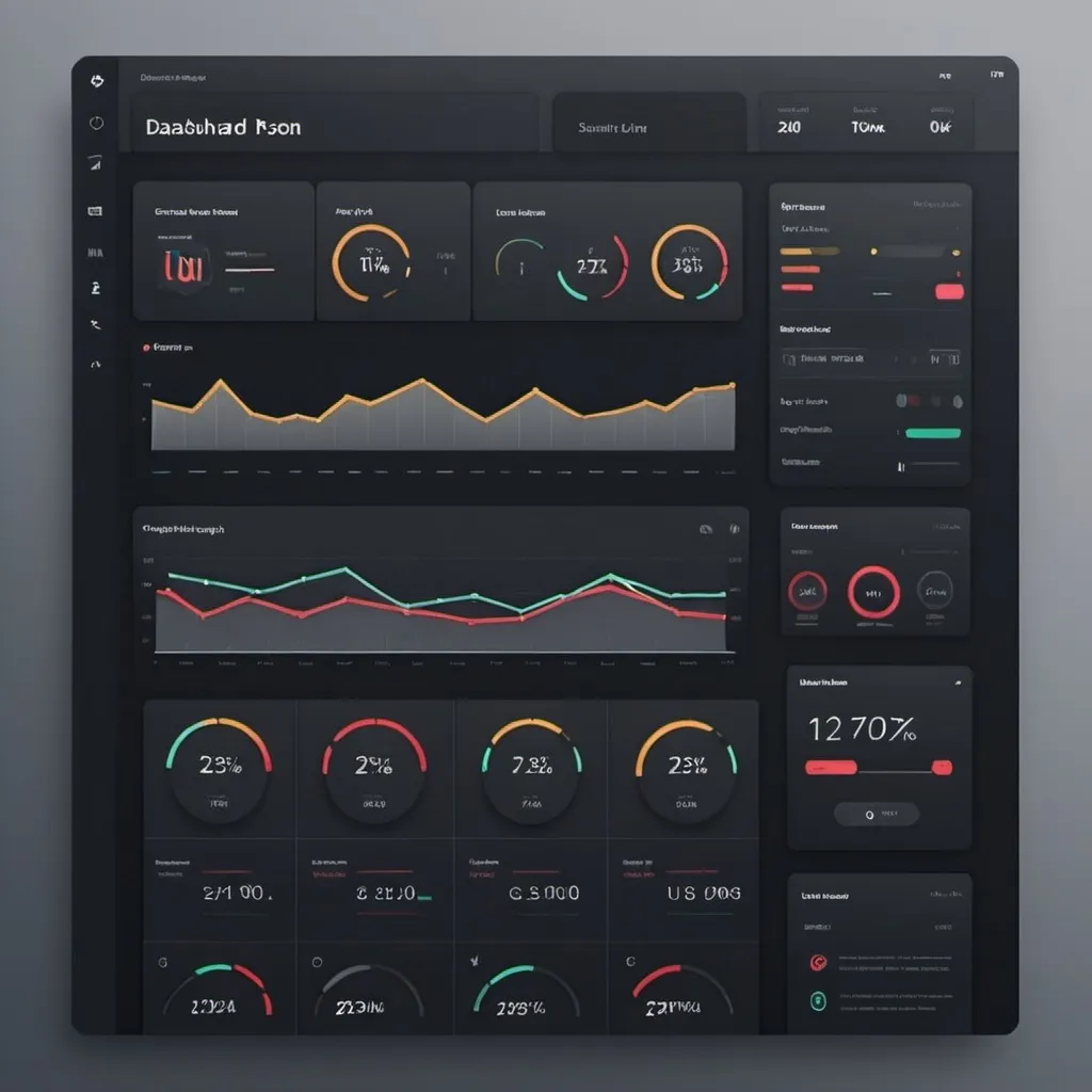 Prompt: dashboard ui ux design