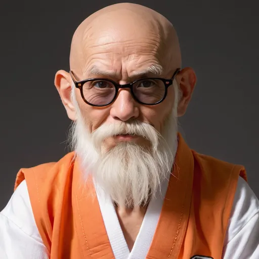 Prompt: Master Roshi real life