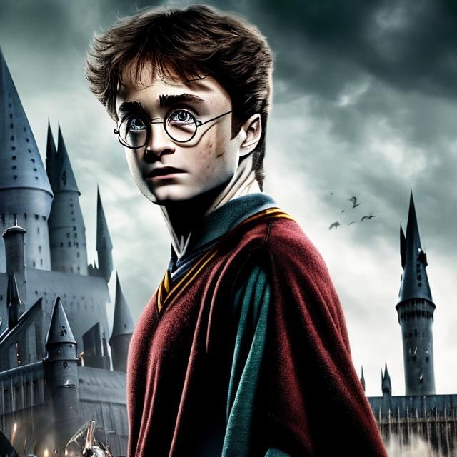 Prompt:  Harry Potter ultra HD, enhanced details 