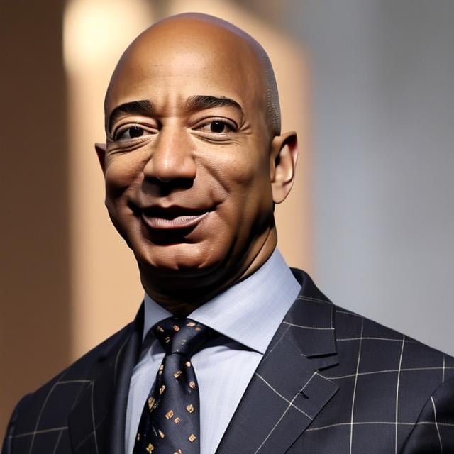 Prompt: Black Jeff Bezos