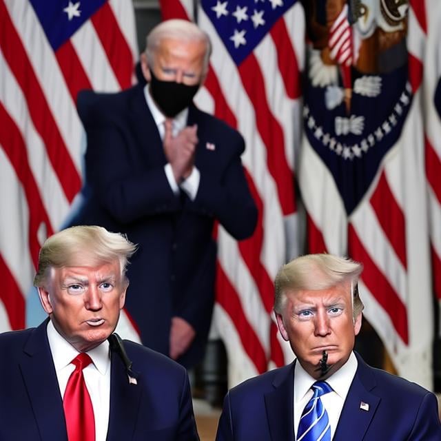 Prompt: Biden Trump 