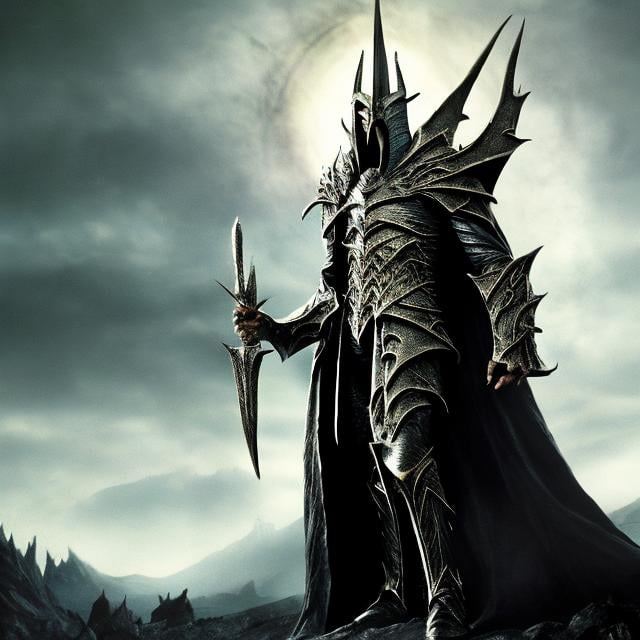 Prompt: Sauron lord of the rings