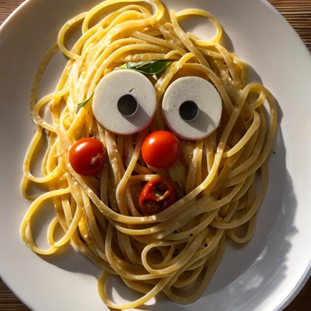 Prompt: Pasta man