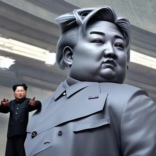 Prompt: Ultra Instinct Kim Jong un