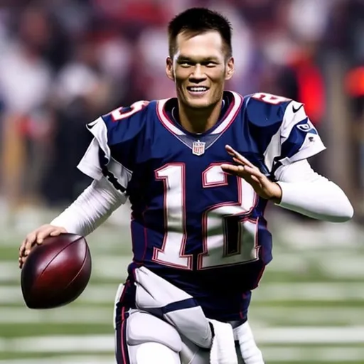 Prompt: Asian Tom Brady