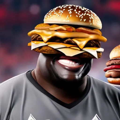 Prompt: Shaq Bigmac