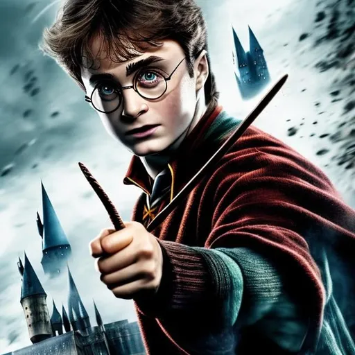 Prompt:  Harry Potter ultra HD, enhanced details 