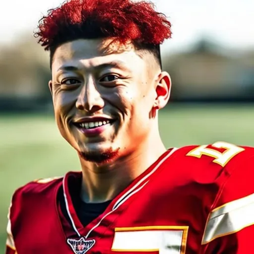 Prompt: Asian Patrick Mahomes