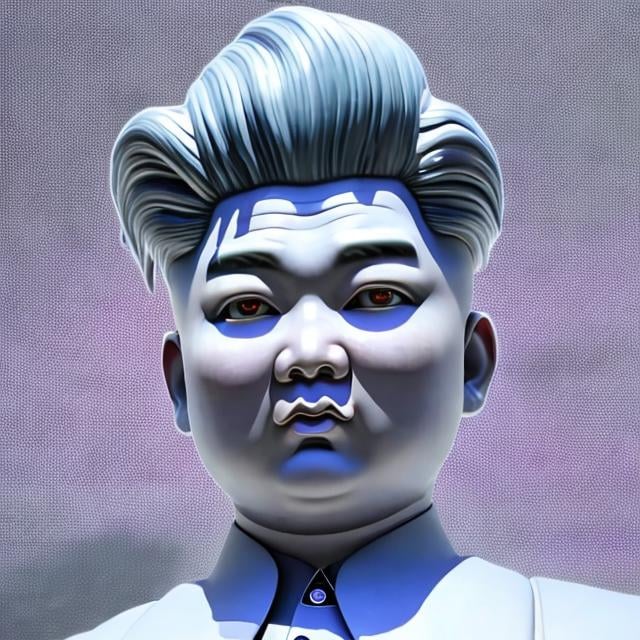 Prompt: Ultra Instinct Kim Jong un