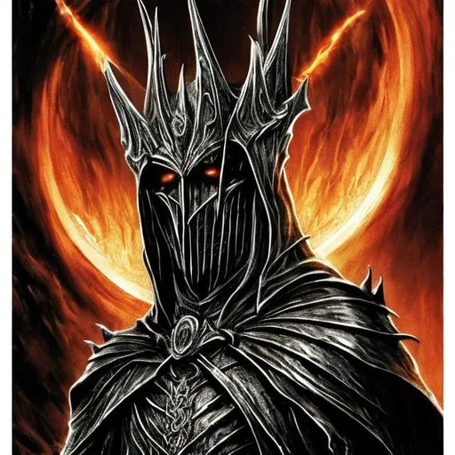 Prompt: Sauron lord of the rings