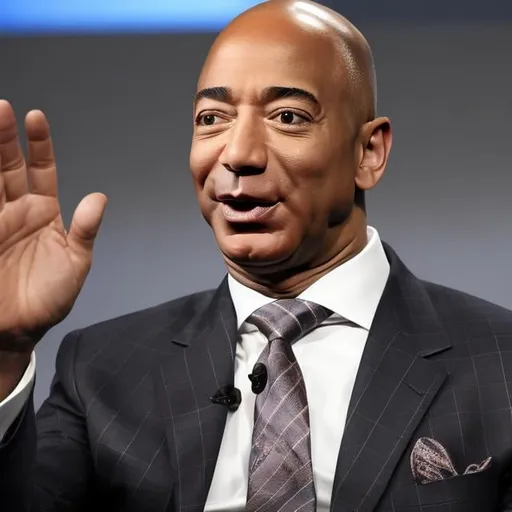 Prompt: Black Jeff Bezos