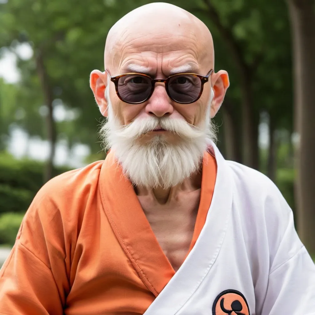 Prompt: Master Roshi real life