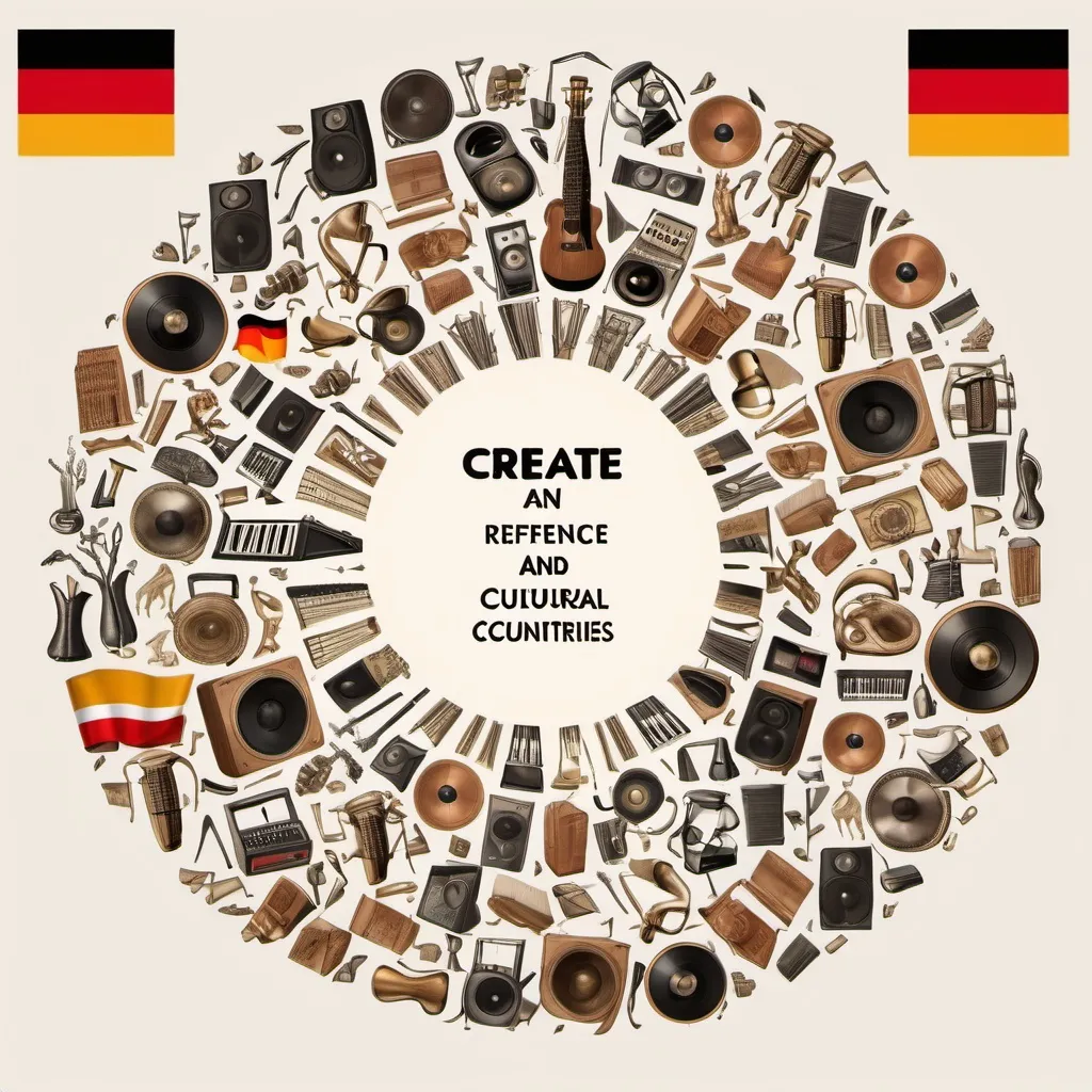 Prompt: Create an image with reference to music and cultural icons from german speaking countries. If possible write
Deutsch Singen! 2025 
16ª edição