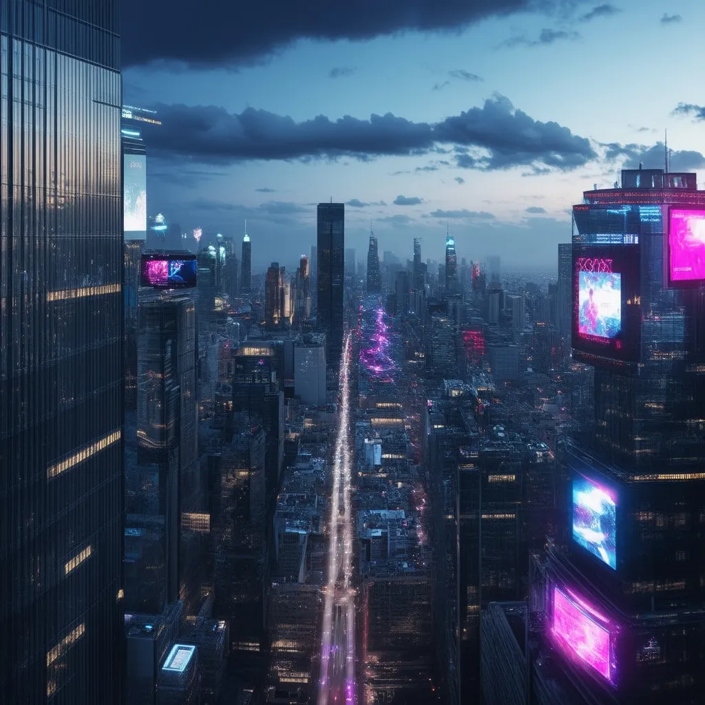 Prompt: city in the future 
