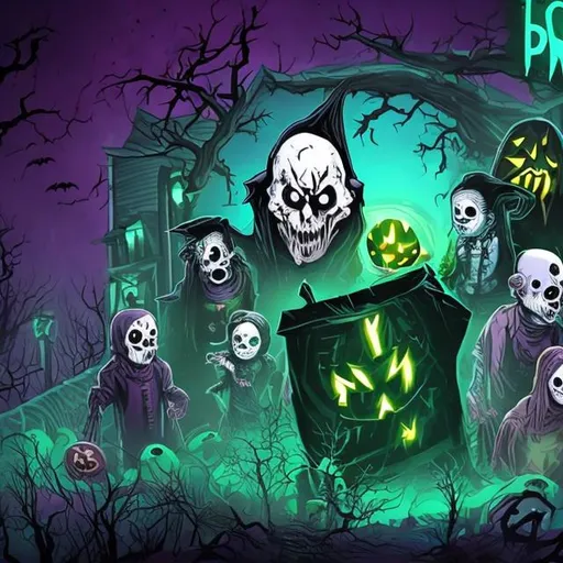 Prompt: Binance, the well-known cryptocurrency exchange, is embracing the essence of Halloween with a chilling twist. Brace yourself for a horror-themed event where users can trade their way to exciting rewards. With ghostly promotions and hair-raising contests, Binance guarantees a delightfully spooky experience for all crypto enthusiasts this Halloween season. Prepare to be spooked!