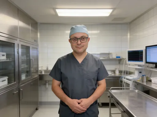 Prompt: @FyMSeRjUQJHjKVY63whc wearing a surgical hat and scrubs