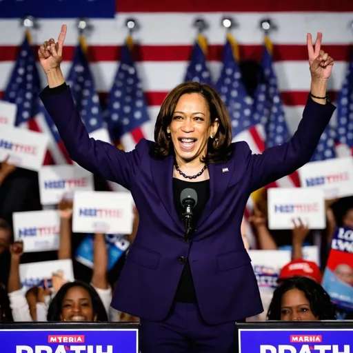 Prompt: Kamala Harris winning the 2024 election