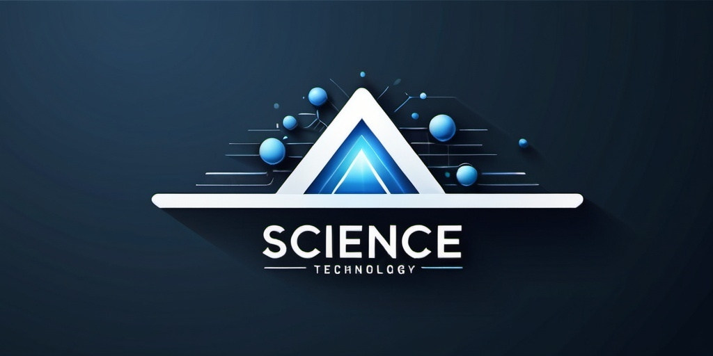 Prompt: one shape logo for science and technology museum), science promotion effect, minimalist design, clean lines, futuristic elements, soft gradients, blue and white color scheme, sleek and modern, glowing accents, bright and uplifting, technology-inspired graphics, high-tech ambiance, professional look, HD, ultra-detailed, vector art, sharp and crisp edges.