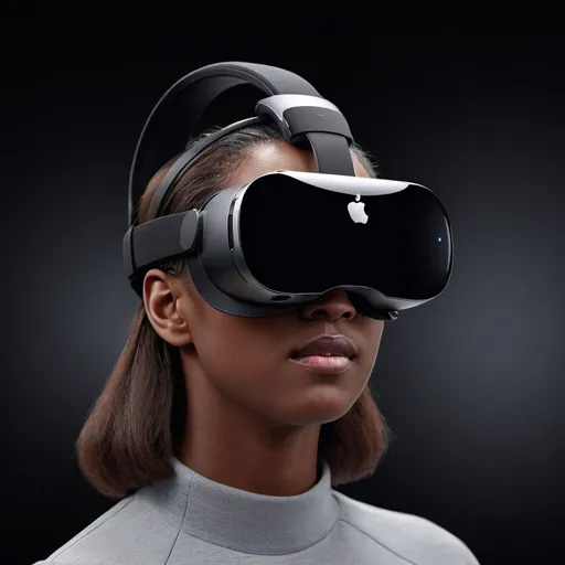 Prompt: apple vision pro vr headset