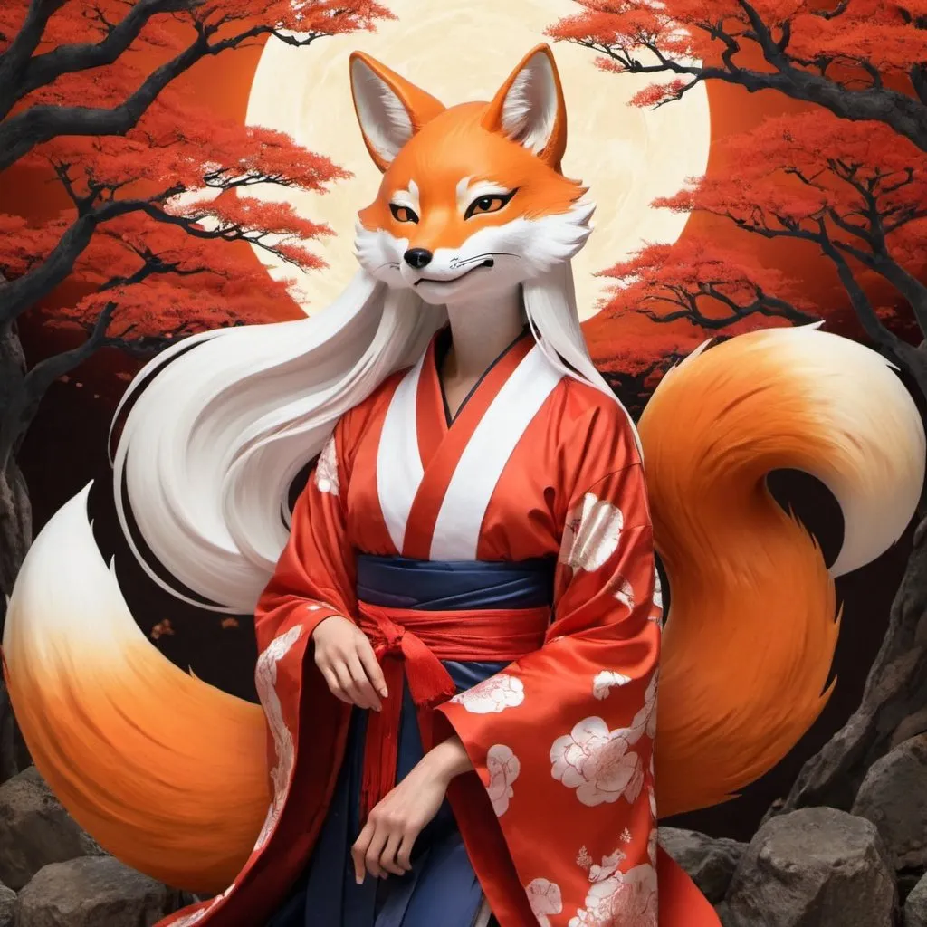 Prompt: Kitsune