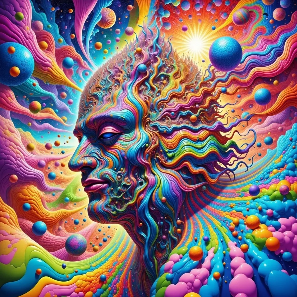 Prompt: chaos given form by form in a state of chaos.