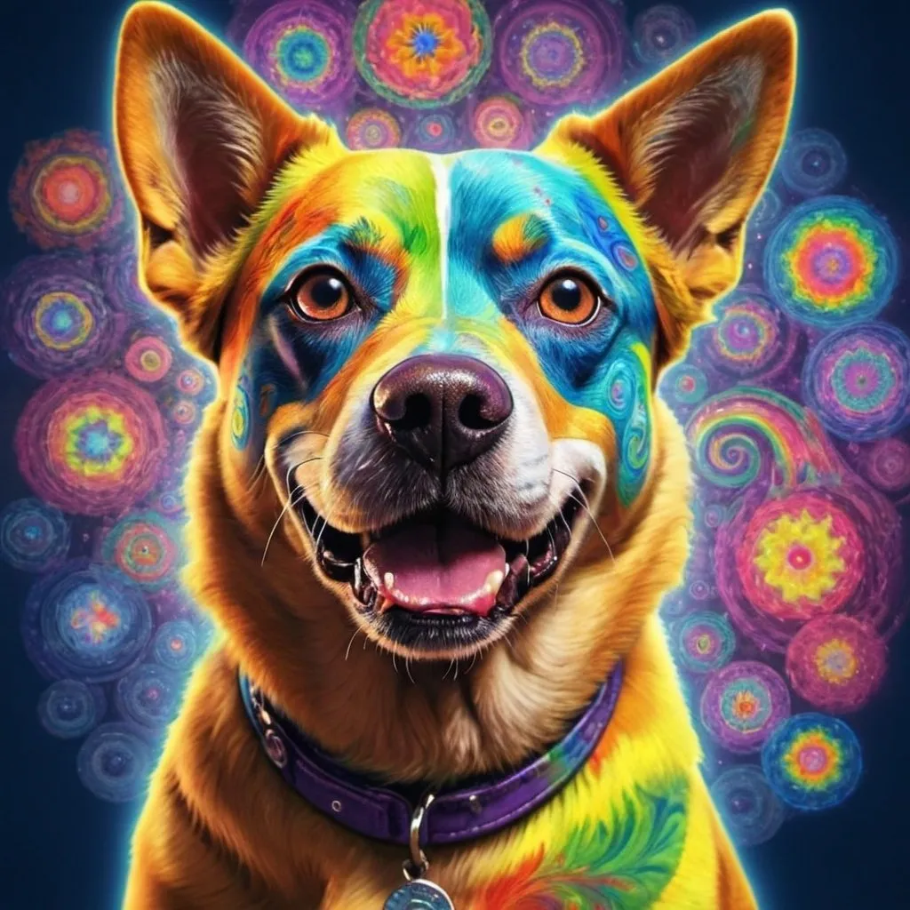 Prompt: lsd dog

